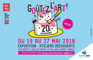 gateau anniversaire 20 ans école des beaux arts du genevois