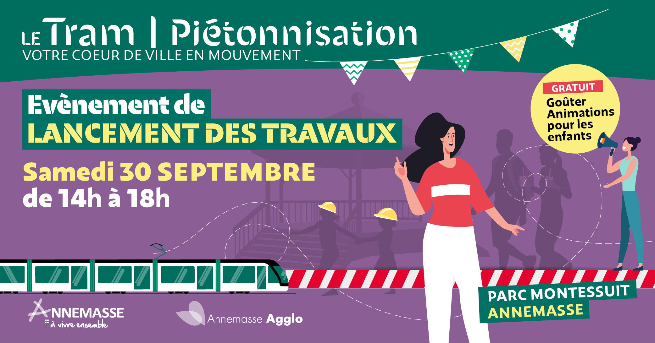 Evènement de lancement du tram 30 septembre 2023 