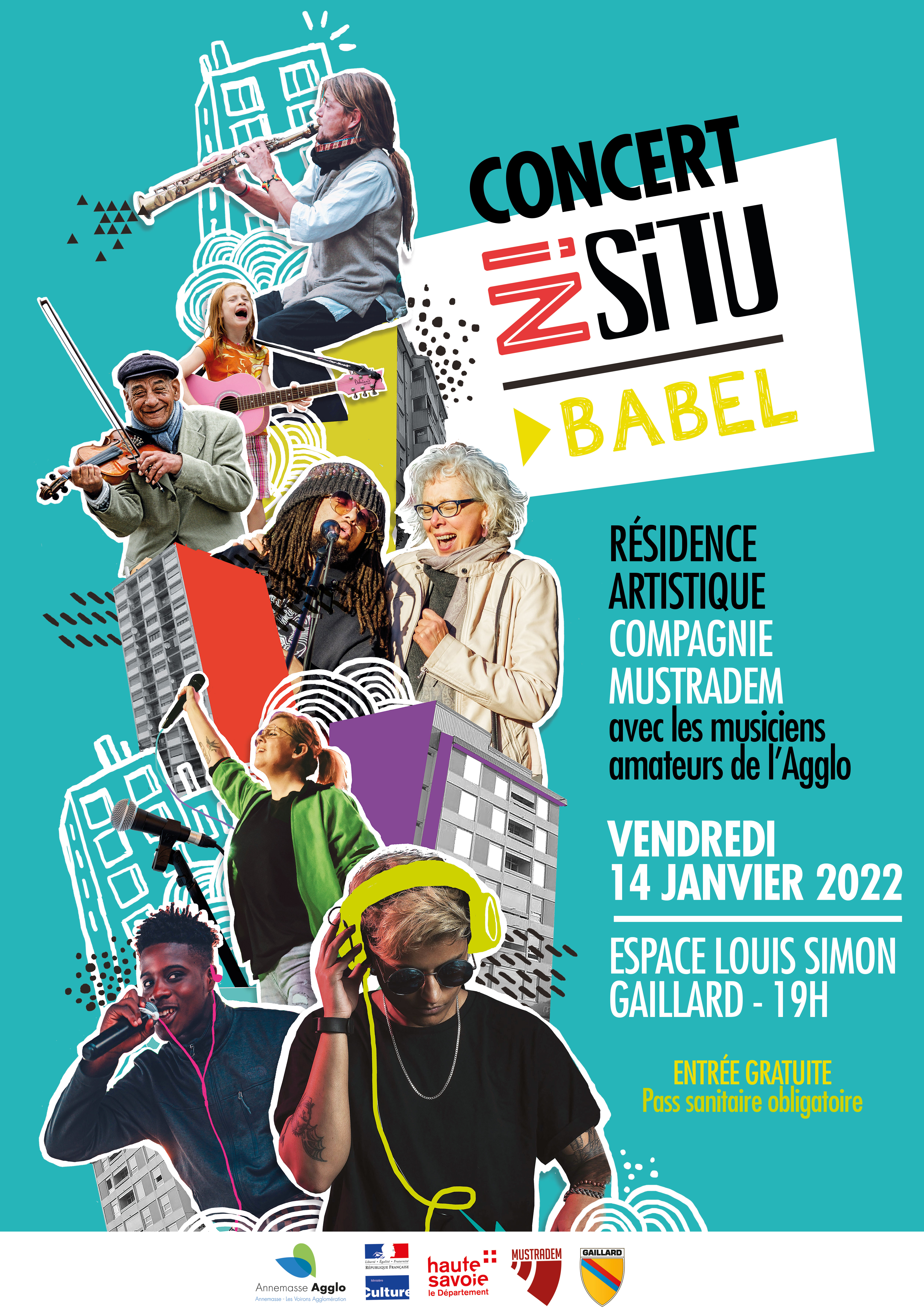 Affiche Concert In Situ Babel 2022