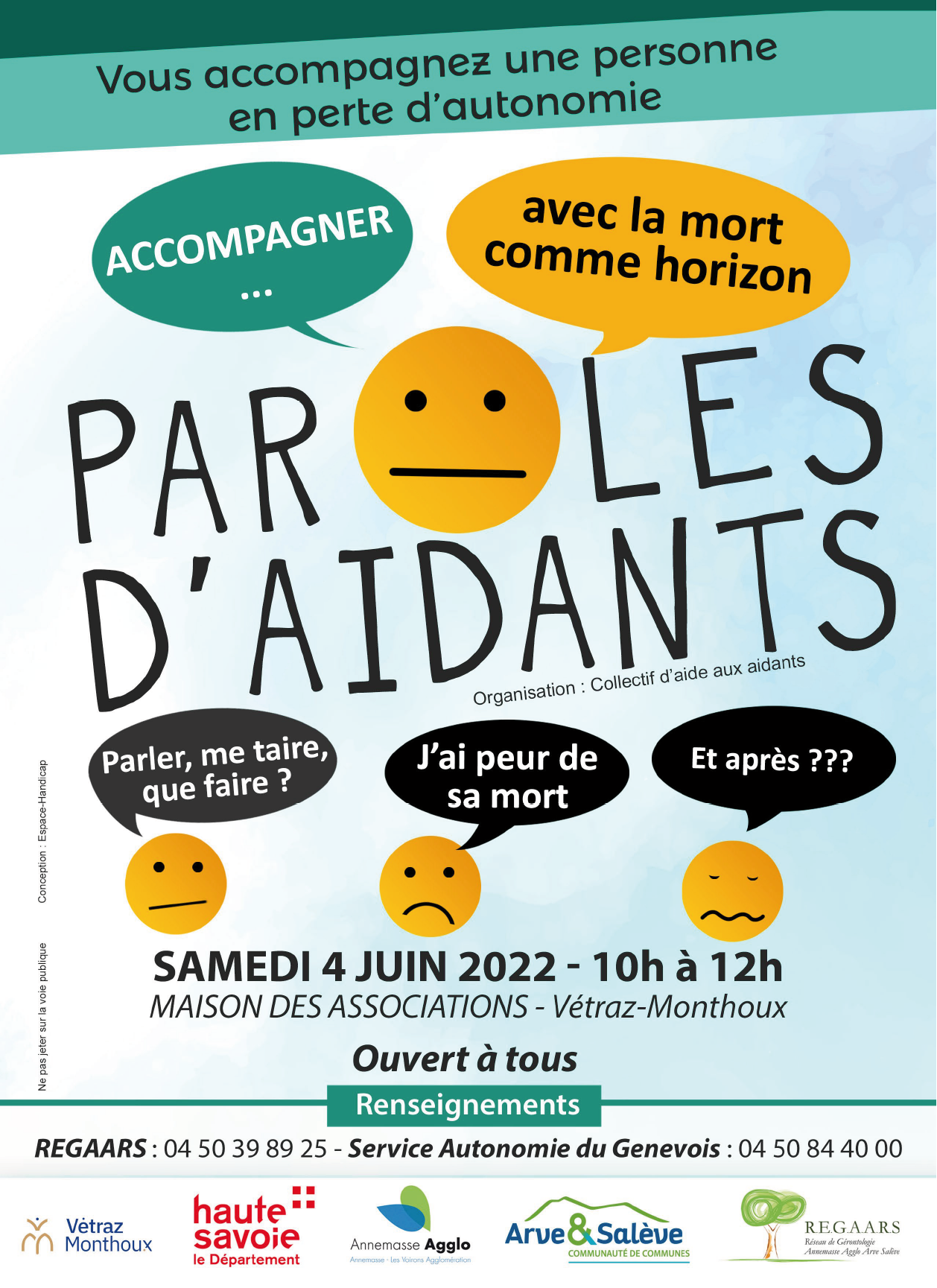 Affiche paroles d'aidants 4 juin 2022