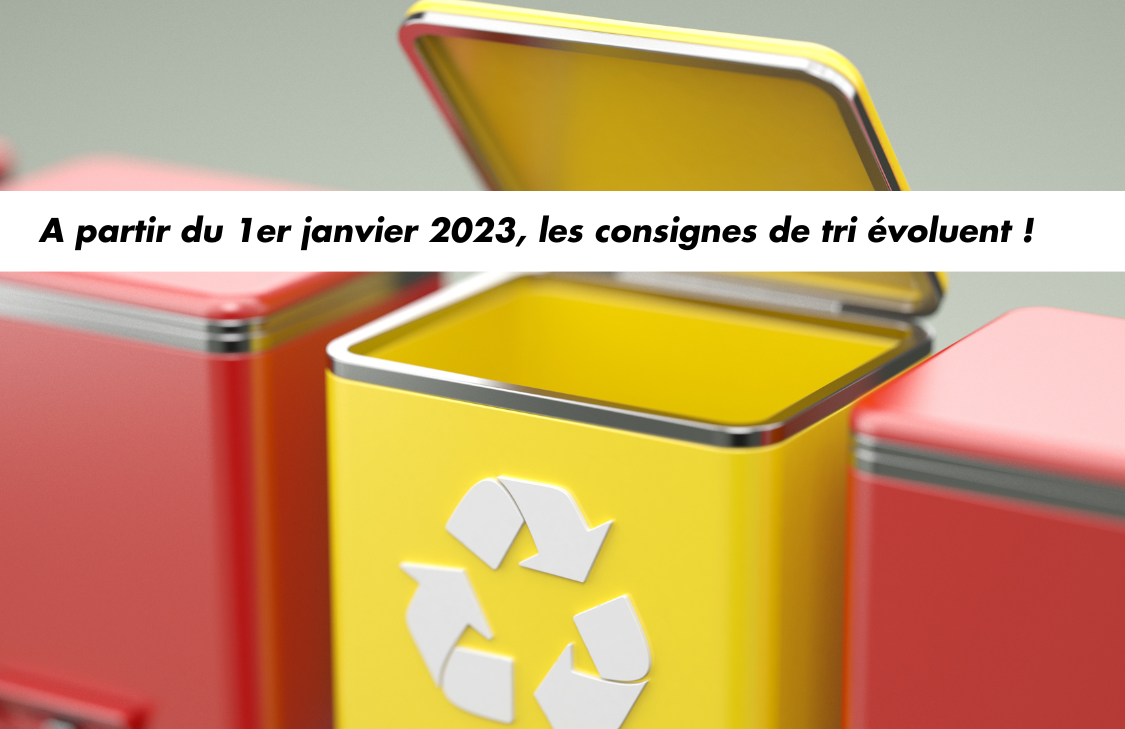 Poubelle de tri sélectif jaune 30 litres - Recyclage des déchets