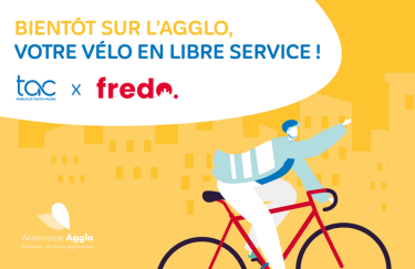 Bientot Fredo velo en libre service sur l'Agglo - Vignette Actu Site AA