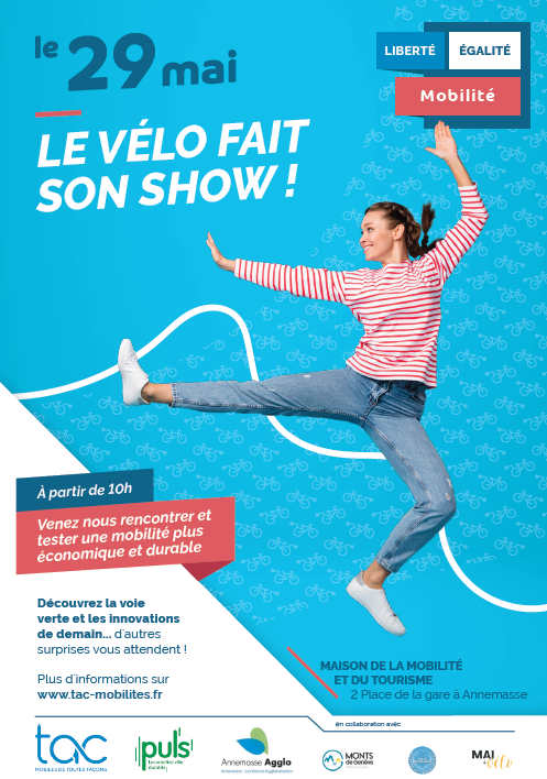 affiche événement vélo tac