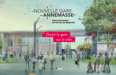 nouveau site web gare annemasse