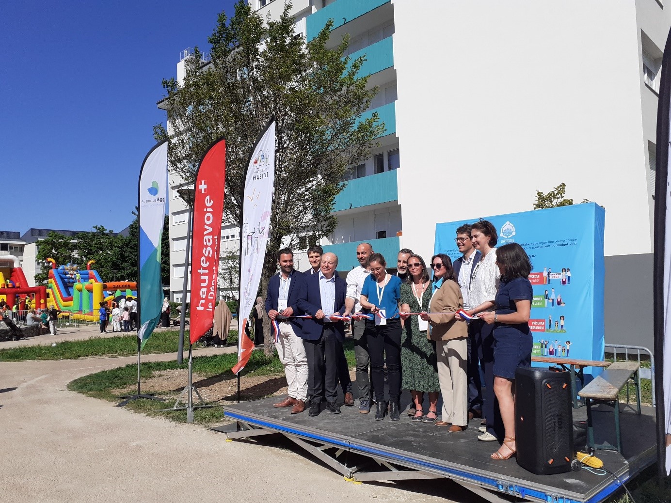 Inauguration des 720 logements rénovés au quartier Perrier Livron - 30 avril 2025 - Annemasse Agglo