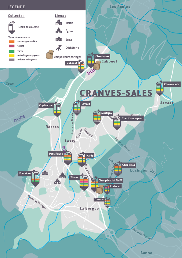 Carte Cranves-Sales