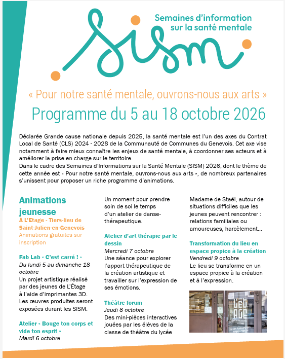 Programme SISM 2026 AA - Recto