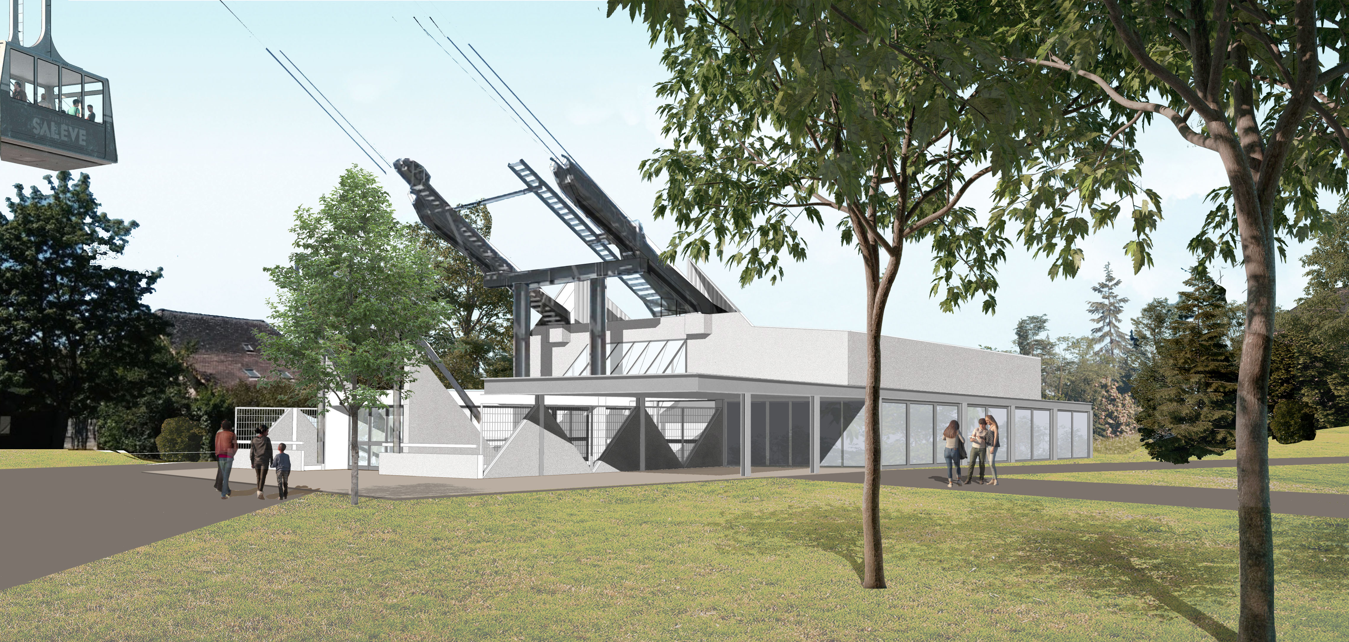 Gare Basse Téléphérique du Salève - vue 2022