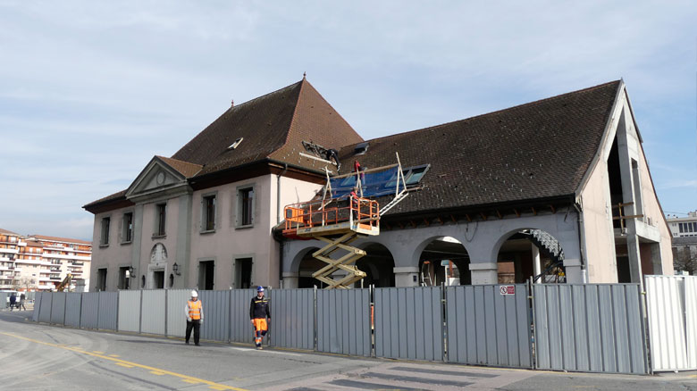 travaux gare annemasse