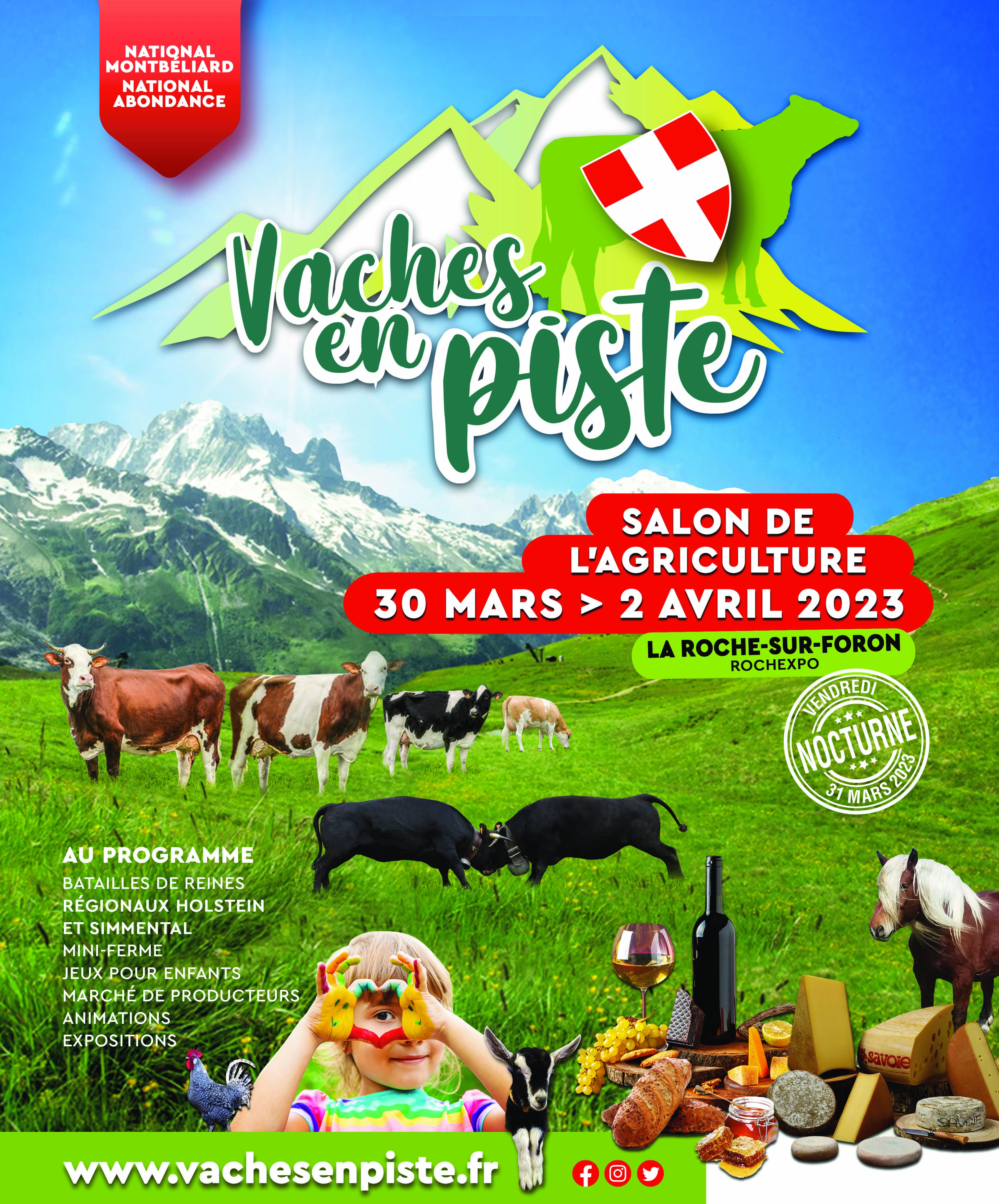 VIsuel Vaches en piste 2023