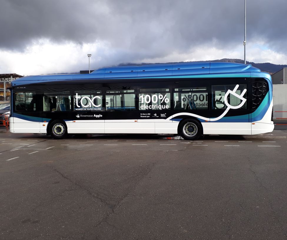 Bus électriques sur l'Agglo d'Annemasse 