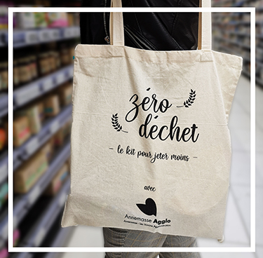 Sac du kit zéro déchet