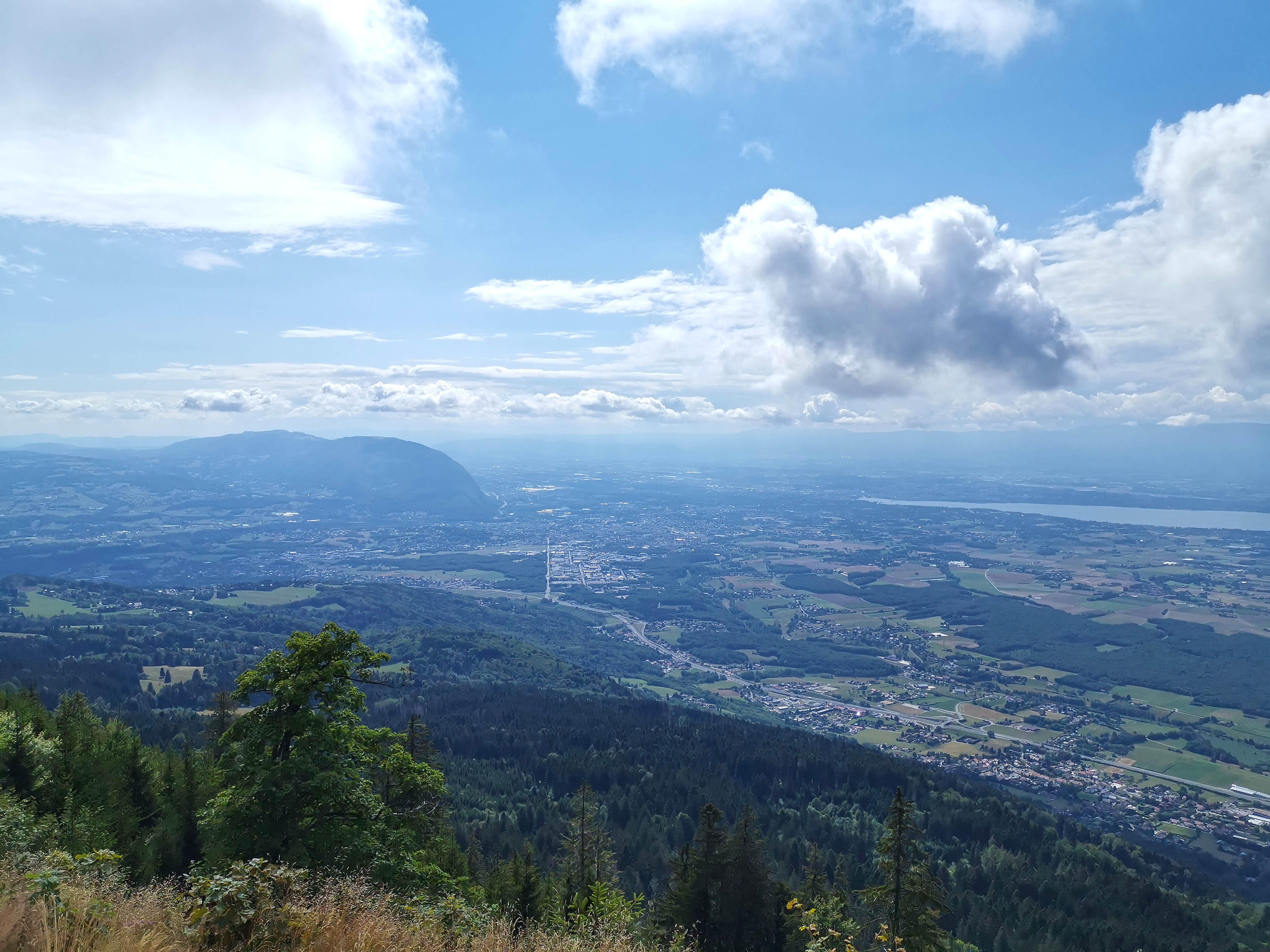 Vue des voirons sur annemasse Agglo